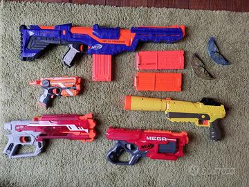 Fucili e pistole NERF + accessori