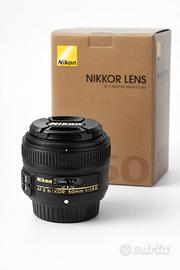 Nikon 50mm F/18 G AF-S Nikkor pari al nuovo