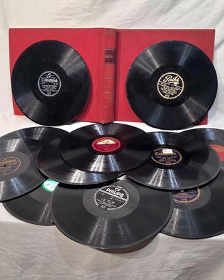 Cofanetto 12 Dischi 78 Giri - cantanti vari