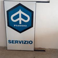 Insegna smaltata Piaggio NOS