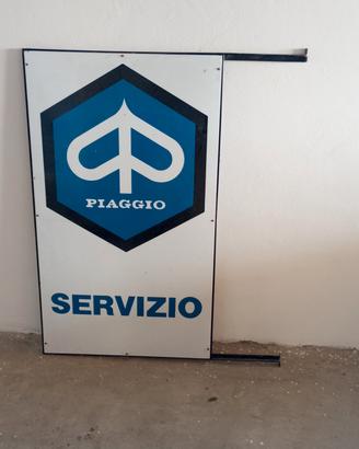 Insegna smaltata Piaggio NOS