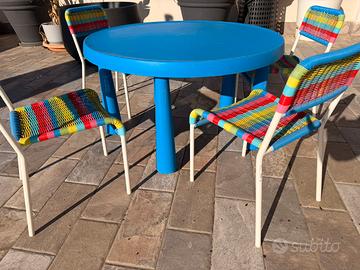 Tavolo + sedie da bambino