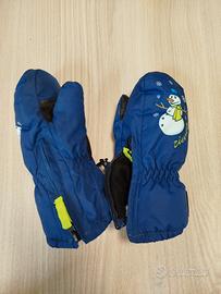 Guanti da neve/Moffole bambino taglia 3 anni