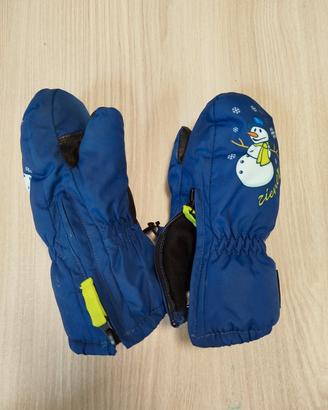 Guanti da neve/Moffole bambino taglia 3 anni