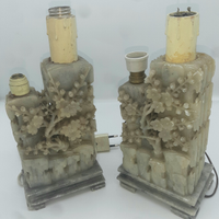 Coppia Antiche ABAT-JOUR CINESI - Pietra Saponaria