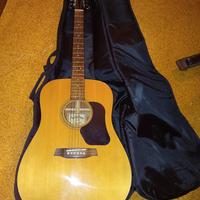 chitarra  walder d 350 elettrificata 