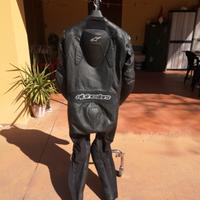 tuta moto 54 alpinestars perfetta 