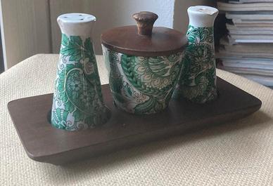 Set Sale Pepe Formaggio Vintage Ceramica F. Pozzi