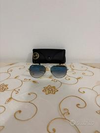 Rayban Aviator con Lenti Fumè Blu