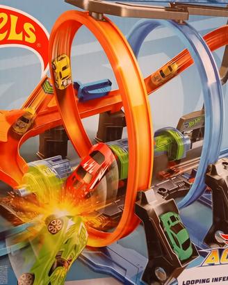 Pista Hot Wheels schianti rotanti