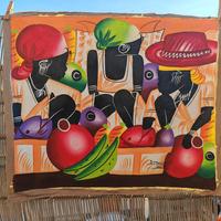 Due dipinti acrilico su tela 