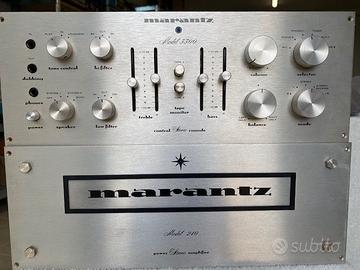 Amplificatore Marantz 240 e Pre 3300