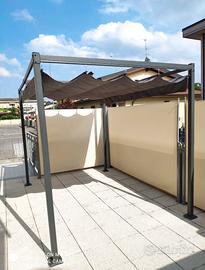 Telo divisorio esterno beige