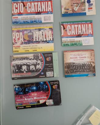 57 differenti biglietti stadio Calcio Catania 