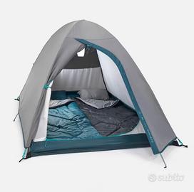 Tenda da campeggio quechua + materasso 2 posti