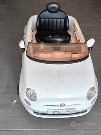 Auto Elettrica Bambino/a - Fiat 500 Bianca
