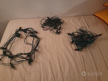 N.3 fili/catena per luminarie.Da interno.