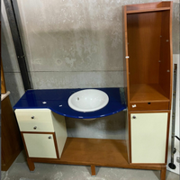 Mobile bagno con base blu S-225