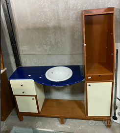 Mobile bagno con base blu S-225