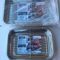 2 TEGLIE Acciaio inox 1 grande 1 piccola