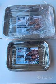 2 TEGLIE Acciaio inox 1 grande 1 piccola