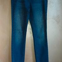 Jeans donna con brillantini