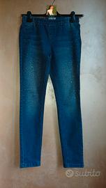 Jeans donna con brillantini