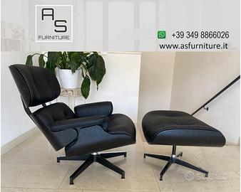 Chaise Longue Eames Lounge Chair Ottoman ECOPELLE