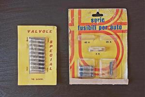 FUSIBILI AUTO D'EPOCA ORIGINALI ANNI 70 80 NOS