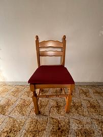 Sedie in legno