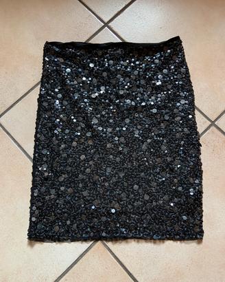 Gonna midi paillettes