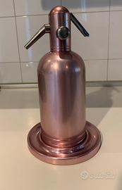 Bottiglia seltz rosa vintage