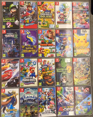 20 Giochi NINTENDO SWITCH