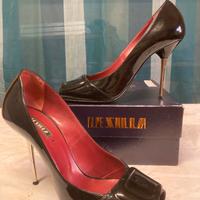 Décolleté LE SILLA pelle lucida, tacco spillo tg40