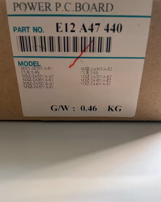 Scheda elettronica climatizzatore Mitsubishi