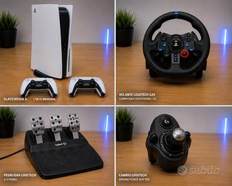 Bundle Set Logitech G29 + Ps5