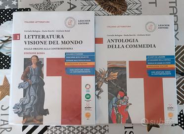 LIBRI ITALIANO "LETTERATURA VISIONE DEL MONDO"