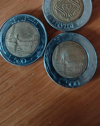 monete da 500 lire