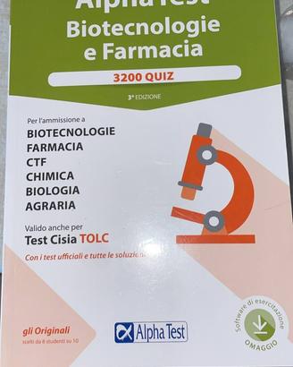 Alpha Test Biotecnologie e farmacia