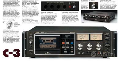 TEAC C-3 registratore cassette Top