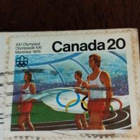 Francobollo XXI Olimpiade Montreal 1976