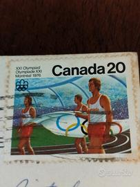 Francobollo XXI Olimpiade Montreal 1976