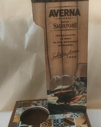 Espositore Cavalliere Amaro Averna Bar Pub Banco