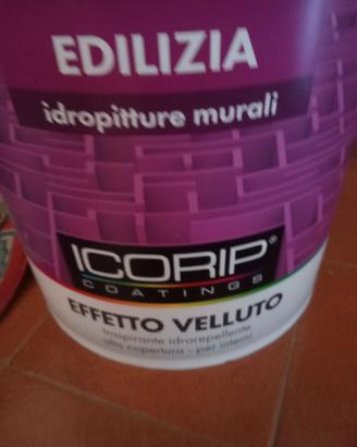 Idropittura Icorip effetto velluto