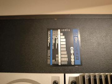 Coppia casse Pioneer CS-999 vintage 3 vie 150 W