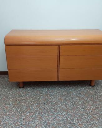 cassettiera con nascondiglio portagioie e specchio