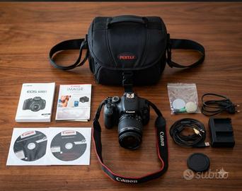 Canon EOS 600D macchina + set