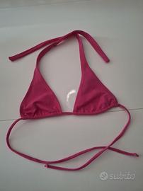 Top bikini Golden Lady a triangolo fucsia nuovo