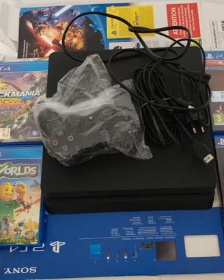 playstation 4 completa di 1 controller e 4 giochi