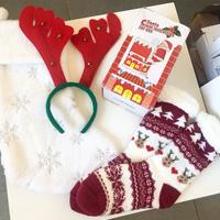 Set natale decorazioni natalizie